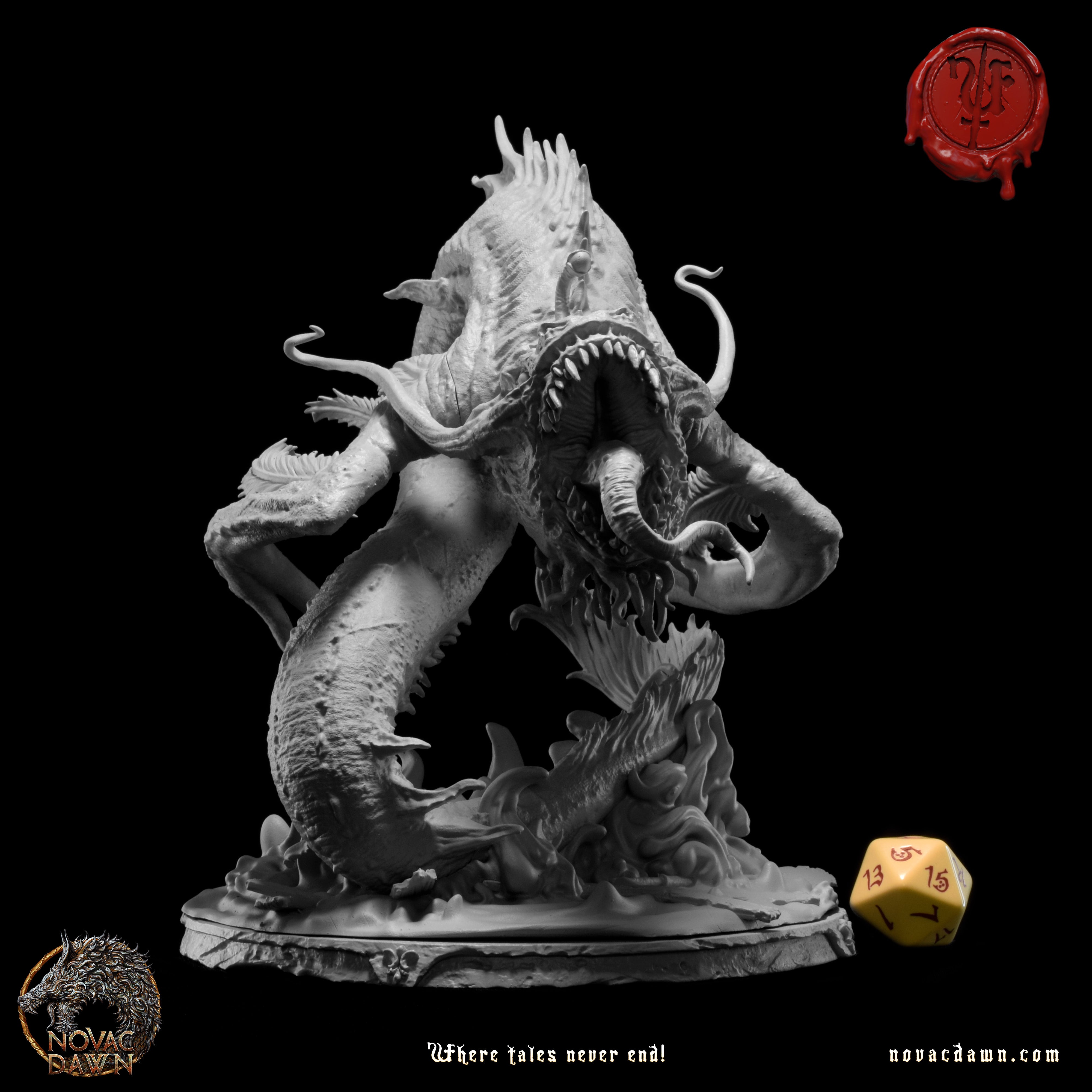 Rowlgonnoth - The Deepsea Horror - 3D Print image 0