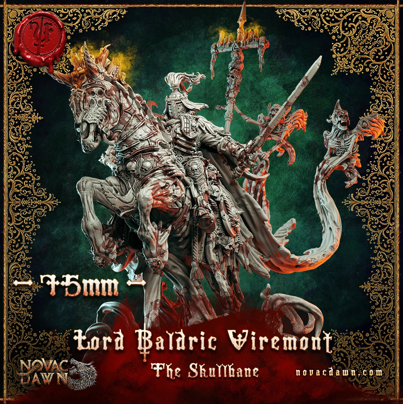 Lord Baldric Viremont of Ashenfall 75mm | STL