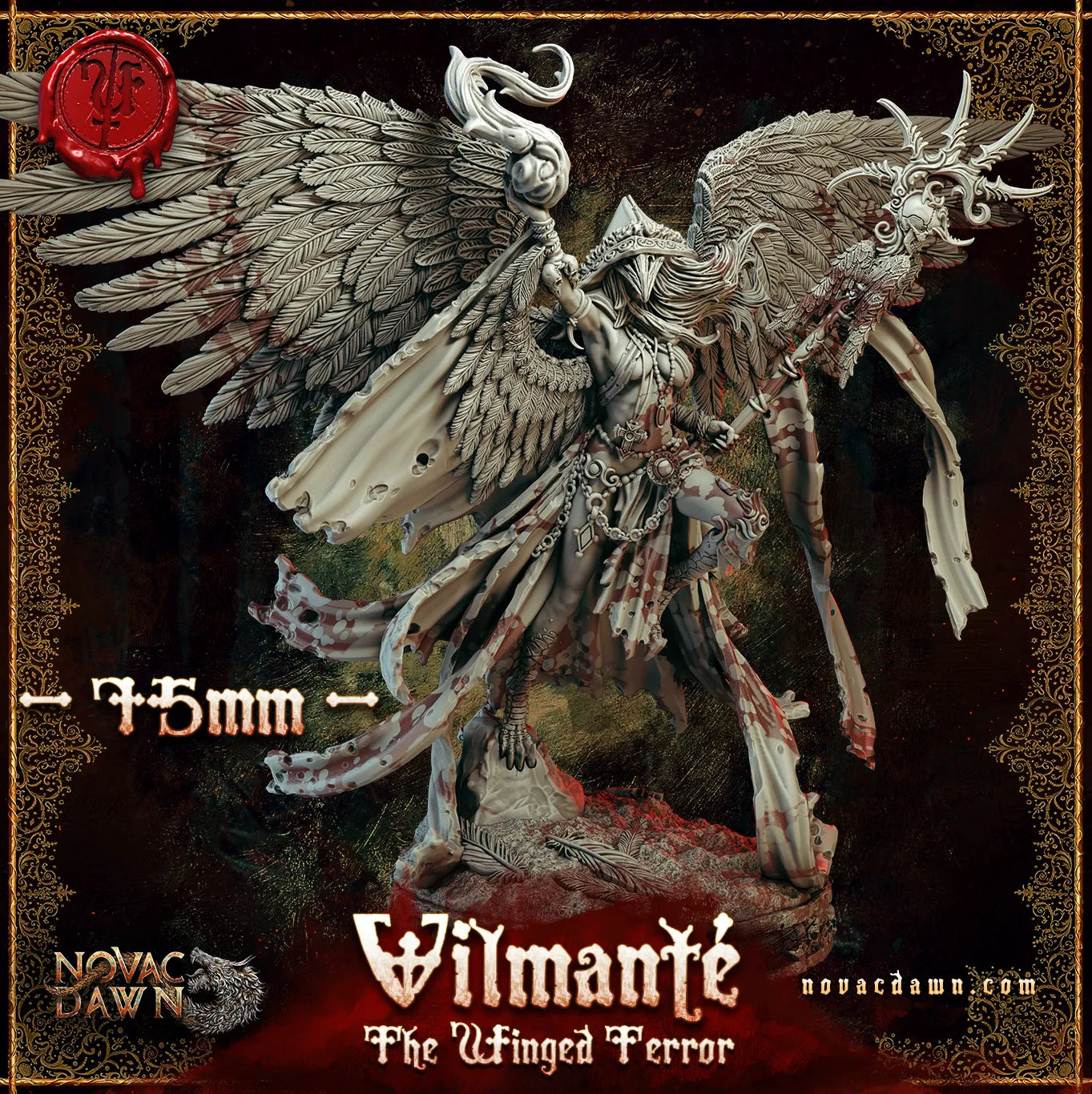 Vilmanté, The Winged Terror 75mm | STL