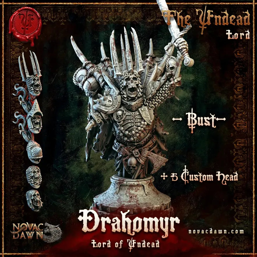 Drahomy Lord of Undead - Bust | STL