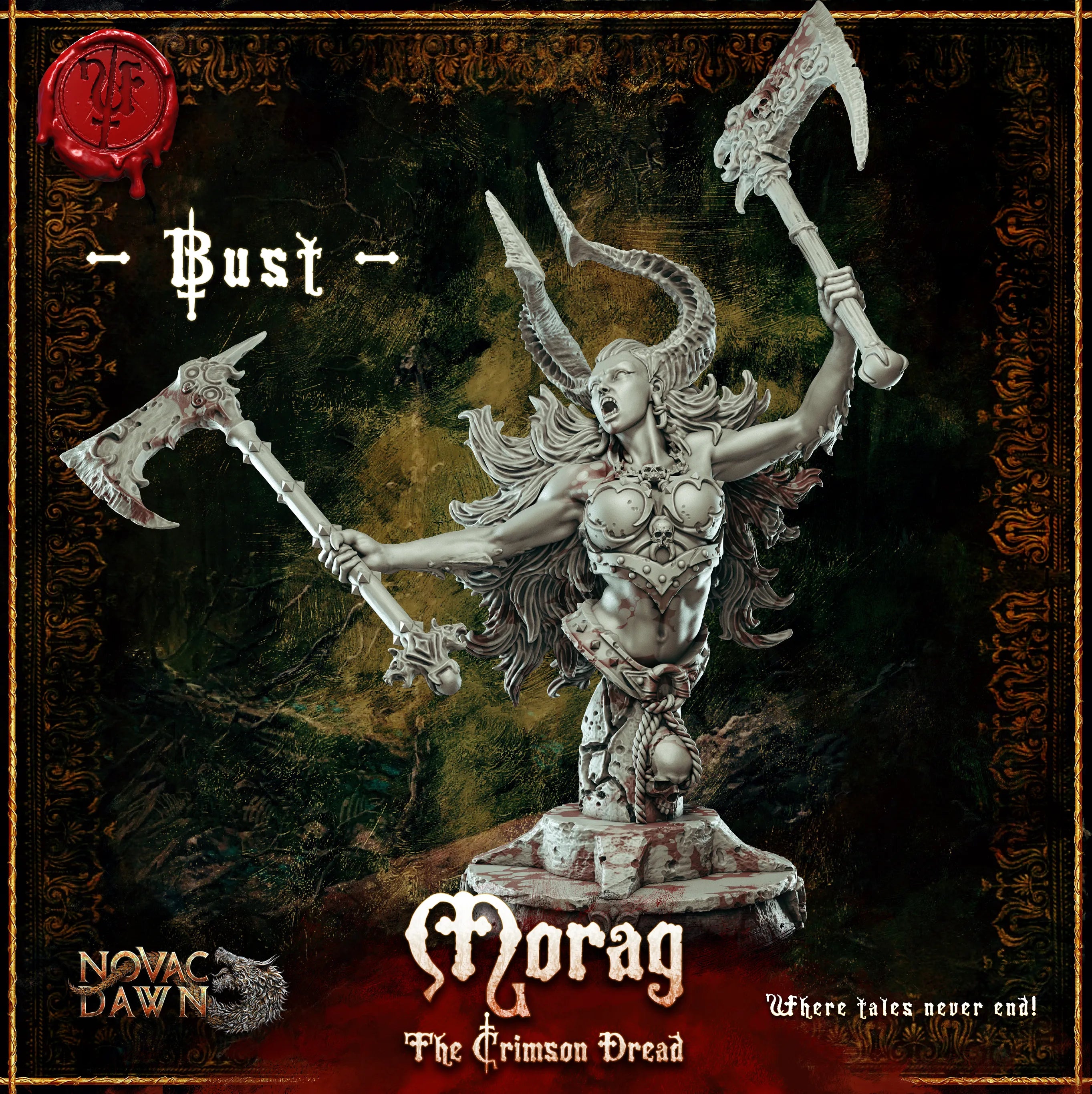 Morag, The Crimson Bread - Bust | STL